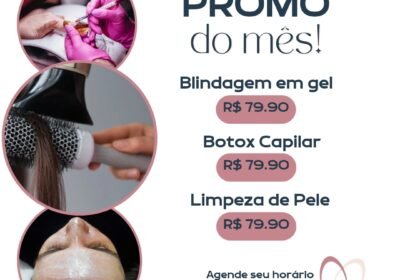 Botox Capilar ou Blindagem ou Limpeza de pele